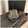 Trendy Mini Rhinestone Kiss Lock Crossbody Bag For Girls Cute Punk Evening Shoulder Purse With Detachable Metal Chain Strap Ideal For Parties Outings