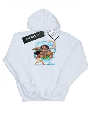 Womens/Ladies Moana And Maui Wave Hoodie