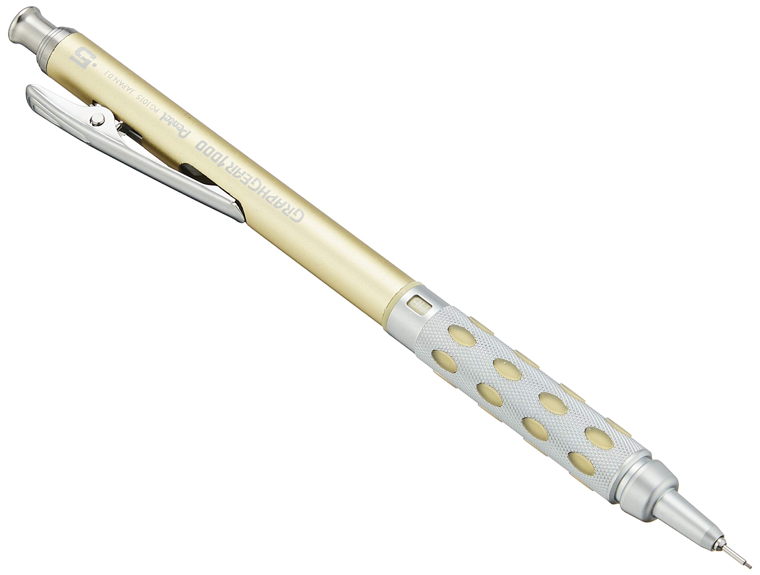 Pentel GraphGear 1000 Drafting Mechanical Limited Edition Color PG1015 Champagne Pencil, 0.5mm, Gold…