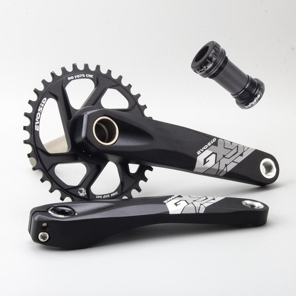 EVOSID Bicycle Hollow Crankset 10/11 Speed MTB Single GX Chainring