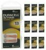 Baterie Do Aparatów Słuchowych  Duracell Da13 Activair 60Szt