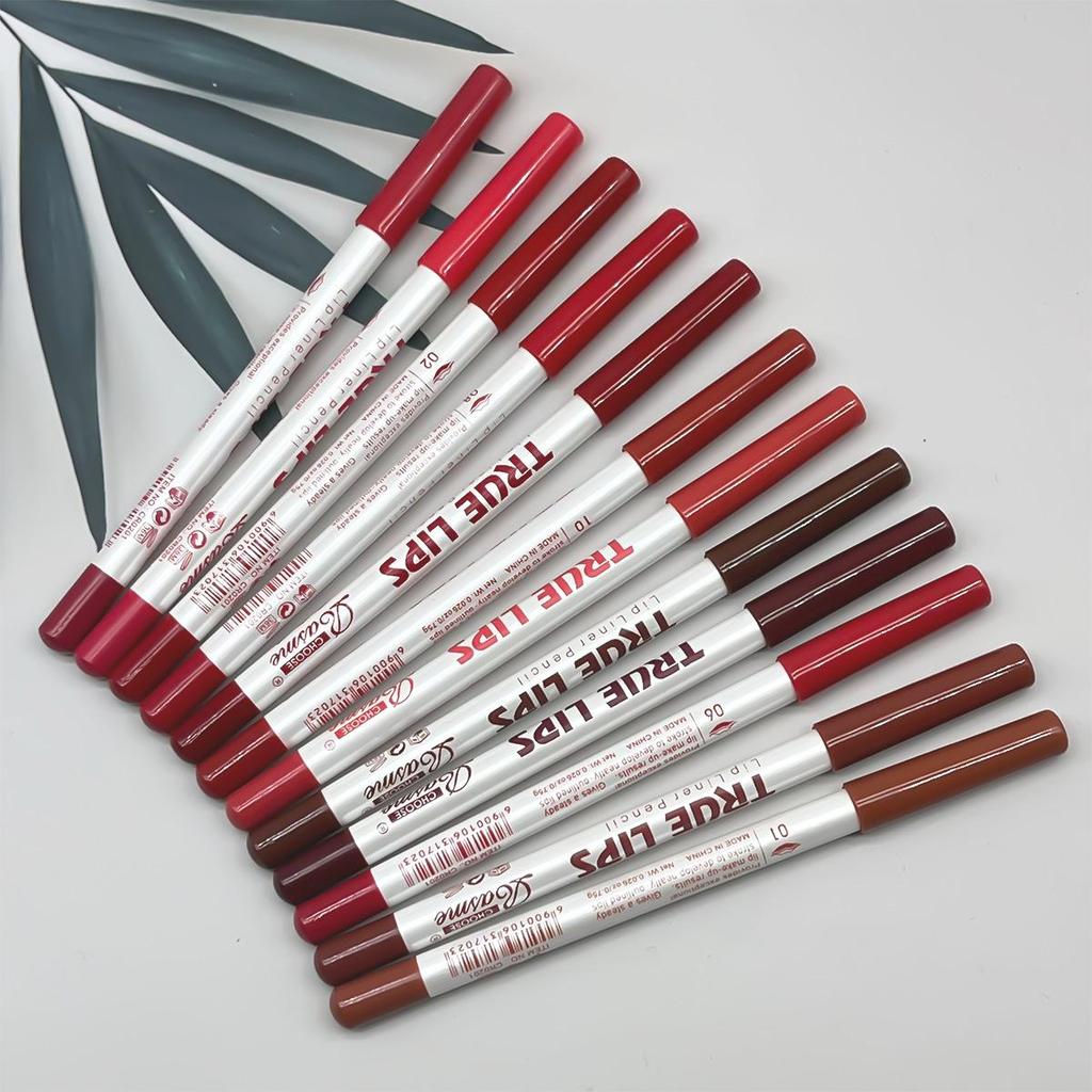 Ensemble de 12 Lisseurs à Lèvres Mat Velours Antiadhésifs & Rouges à Lèvres
