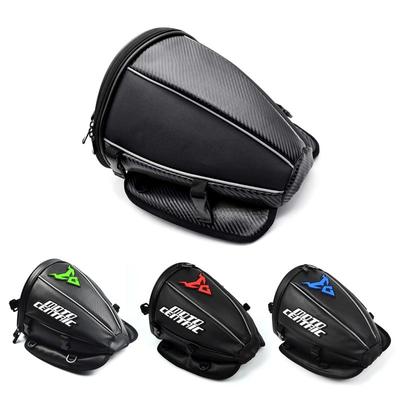 Motorcycle Durable Rear Seat Bag Suitcase Travel Shoulder Luggage Waterproof Motorbike Backpack Tail Tank Bag Leather Sports