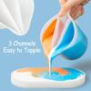 Resin Mixing Cup with Handle 17OZ/500ML Silicone Split Cup Fluid Art Cups DIY Jewelry Making Crafts Tools Set Resin Accessories