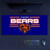 Chicago Bears Mauspade, Große Gaming-Schreibtischmatte, Rutschfestes XXL-Mauspad für Laptop & Tablet, Mini-PC-Spielmatte mit genähten Kanten
