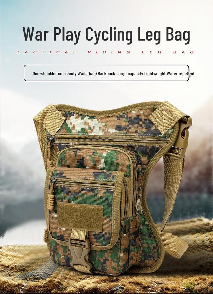 Men's Multi-functional Tactical Crossbody & Waist Bag for Outdoor Sports & Storage