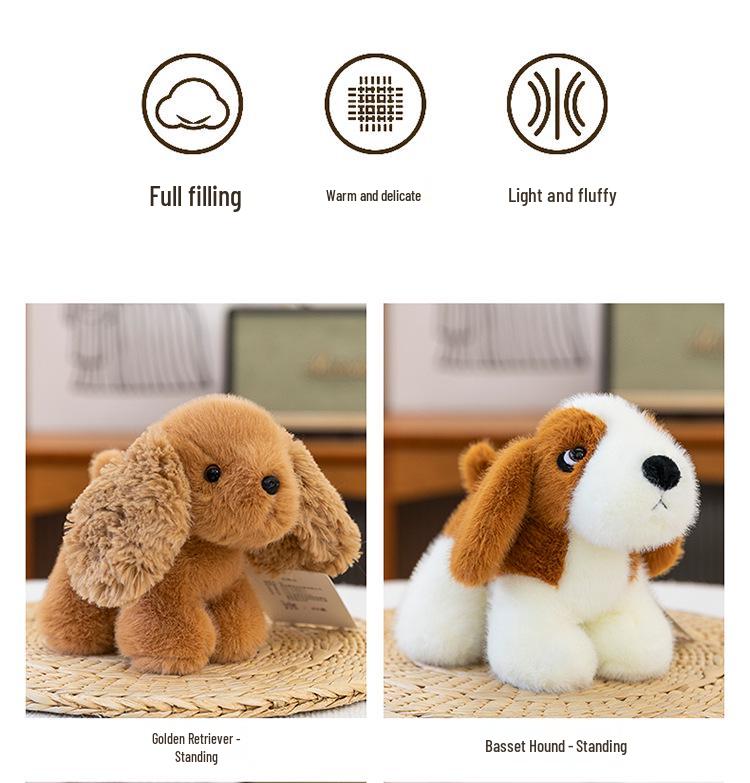 Puppy Series Plush Toys & Figurines - Perfect for Home Decor & Children's Gifts