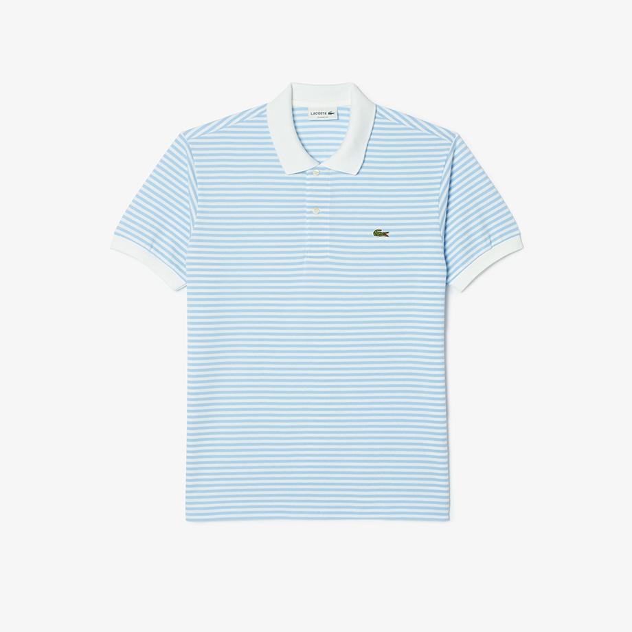 [lacoste] Men's Classic Fit Striped Polo Shirt PH9753-55GF6Z