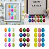 6Pcs Egg Shape Fillable Easter Eggs Favors Candy Box Home Decoration Happy Easter Openable Egg