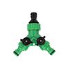 Y-Shaped Quick Connect Valve: 3-Way 4-Point/6-Point 1-Inch Soft Hose Tee Diverter with Switch and Nipple Connector Accessories.