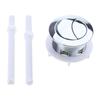 Round Toilet Push Button Double Push Flushing Button Adjustable Toilet Water Tank Button for Home Hotel Public Toilet
