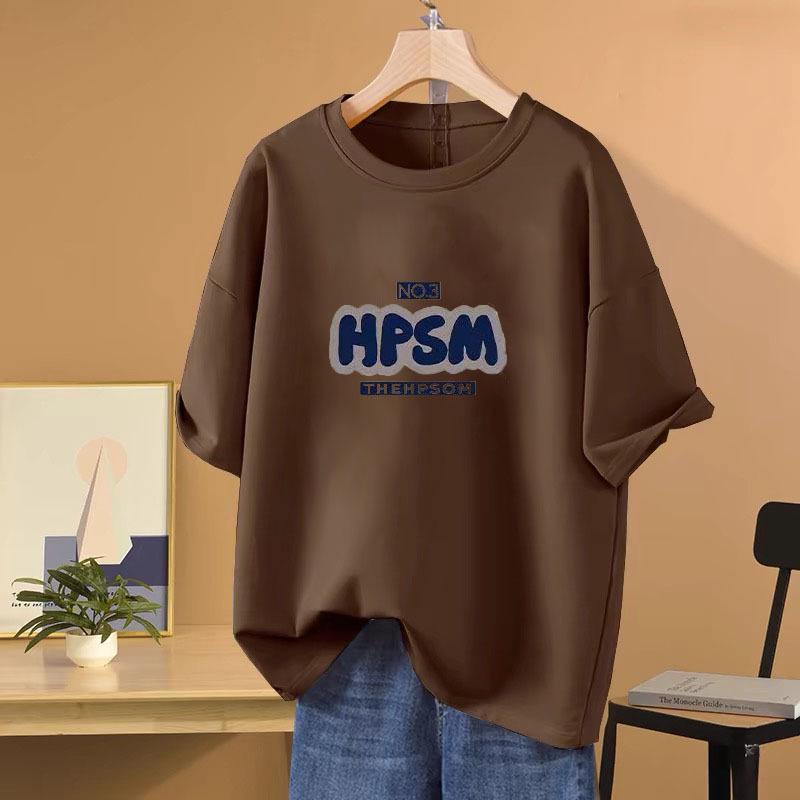 Women's 2025 Summer Trendy Slim-Fit Short-Sleeve Cotton T-Shirt