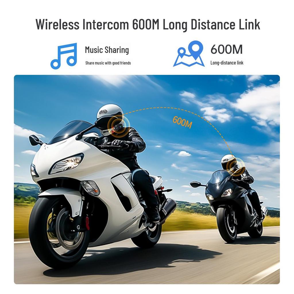 Multi-functional Motorcycle Helmet Bluetooth Intercom Earphones with Cross-border Certification