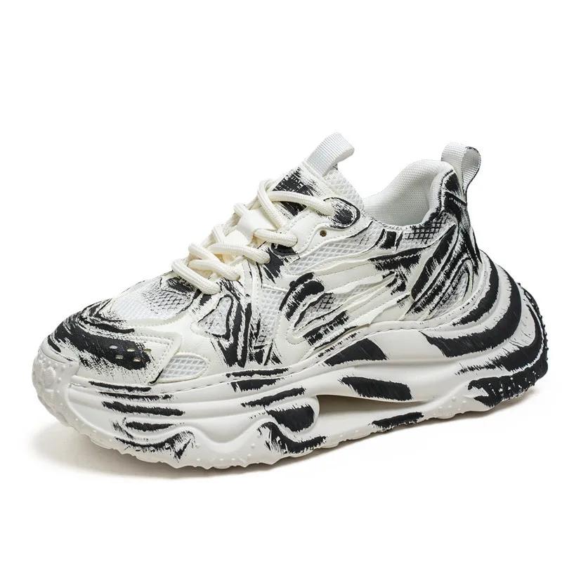 

Новые изысканные мужские кроссовки Модный тренд Повседневная обувь Увеличение роста Толстая подошва Спортивная обувь для бега Zapatos Para Hombres 44