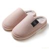 Fashion Large Sized Cotton Slippers for Home Use Anti Slip for Autumn Winter New Indoor Warm Simple Comfortable Cotton Slippers