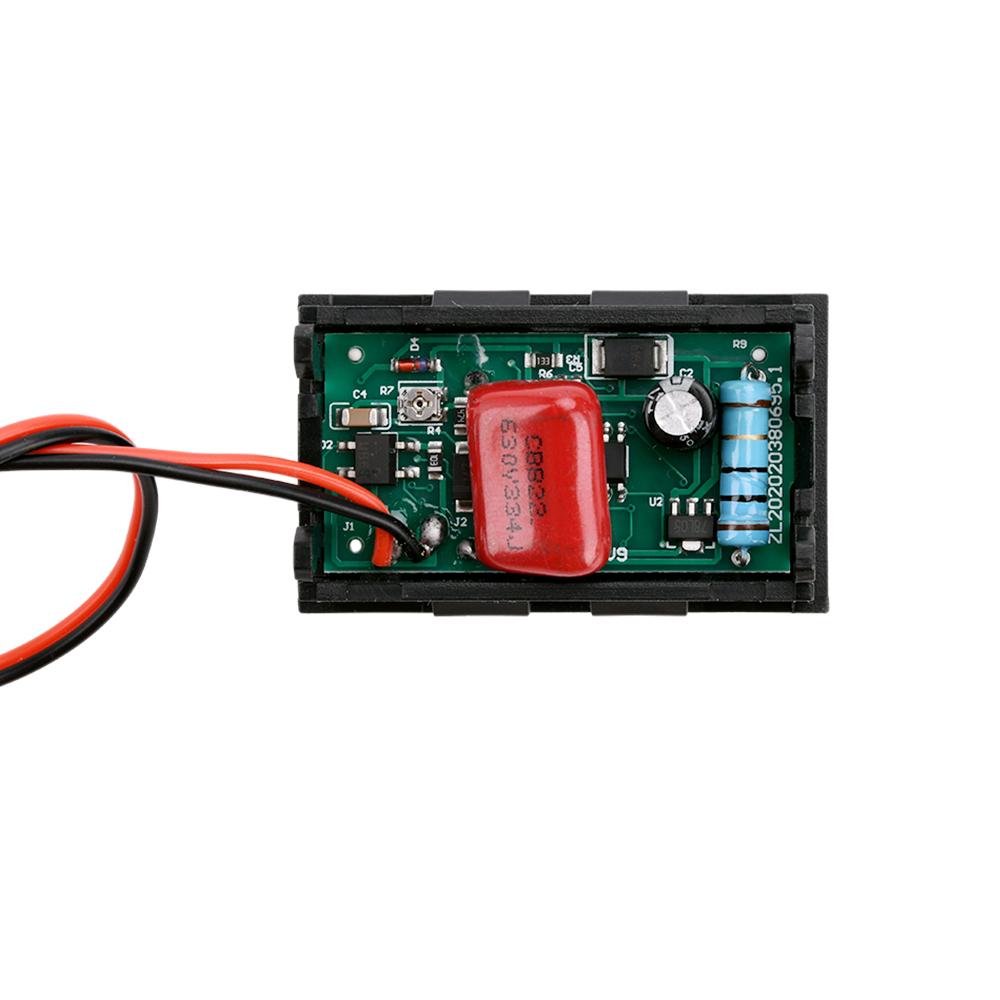 0.56" LED Digital Voltmeter Voltage Monitor DC 5V-120V 2-Wires Volt Instrument Tool for DIY Instruments and Meters AC 70-500V