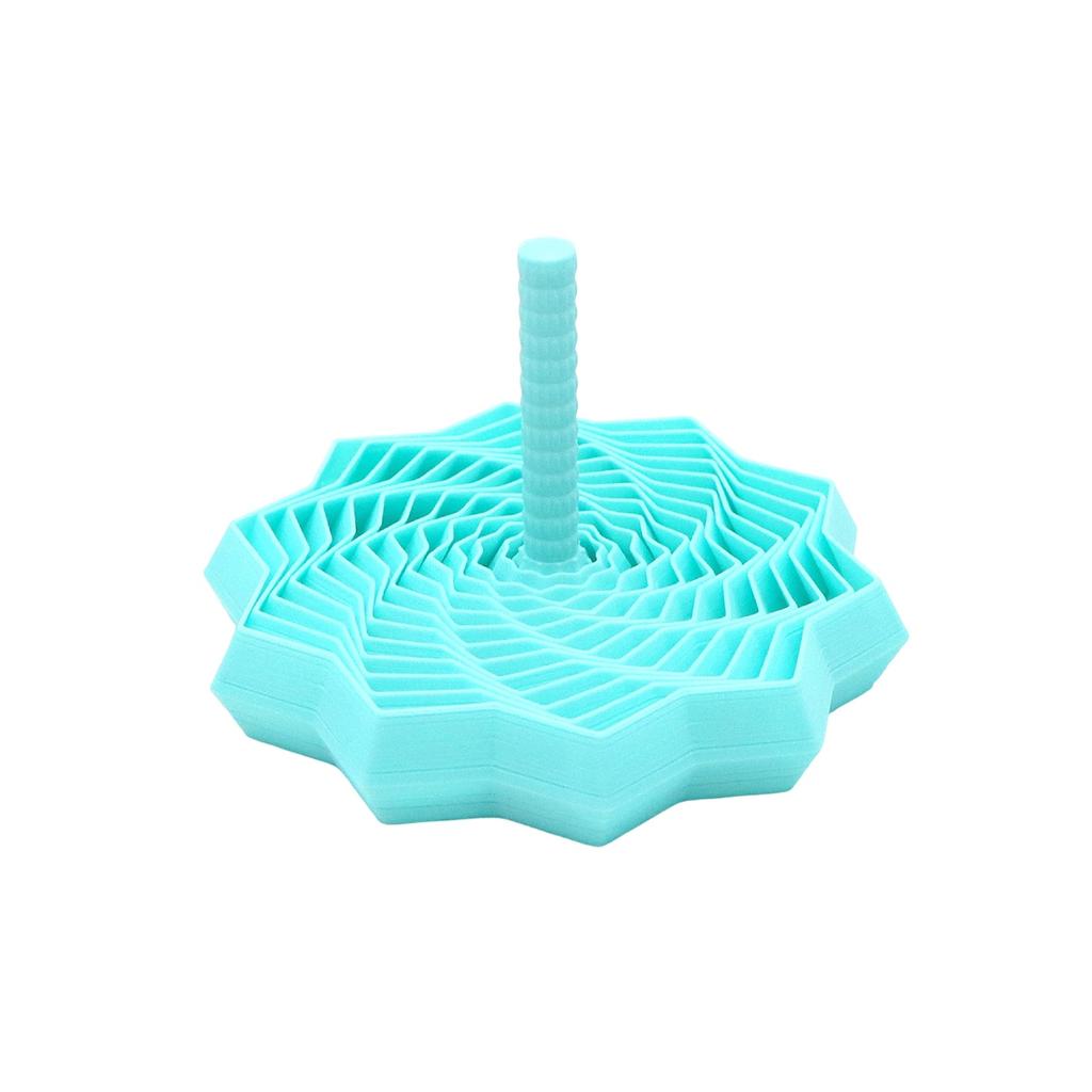 3D-gedrucktes dekomprimiertes Stern optische Täuschung Faltbares pädagogisches Kinderspielzeug Polygonale Karotten-Turm-Spirale 3D-Desktop-Ornament