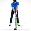 Portable Golf Training Stick Sport Trainers Golf Swing Alignment Rod Swing Angles Adjustment Postures Correction Aid