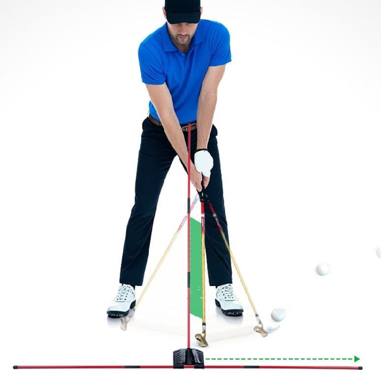 Portable Golf Training Stick Sport Trainers Golf Swing Alignment Rod Swing Angles Adjustment Postures Correction Aid