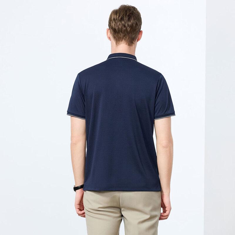 FORTEI Men's 7A Antibacterial Cool Pique Polo Shirt