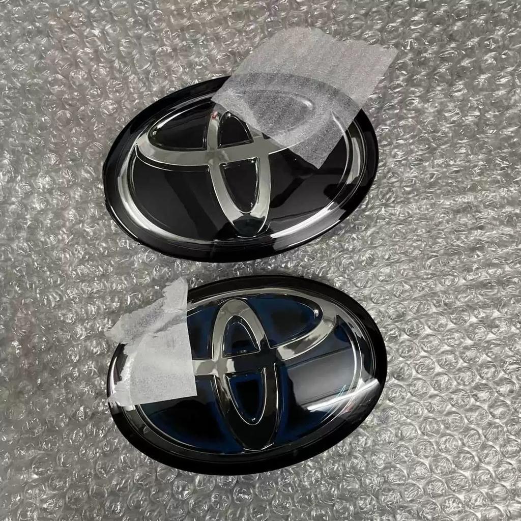 yscr3 3D Car Logo Front Grill Hood Hybrid Emblem for Toyota Corolla Camry RAV4 Hilux CHR Highlander Yaris Vios Alphard Prius Reiz Wish