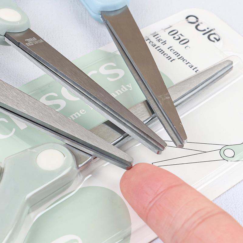 Forbici Multifunzione Acciaio Inossidabile Forbici da Artigianato Fai da Te Artigianato Manuale Taglio Carta Strumento per Cucito Manico Carino Colori Caramella