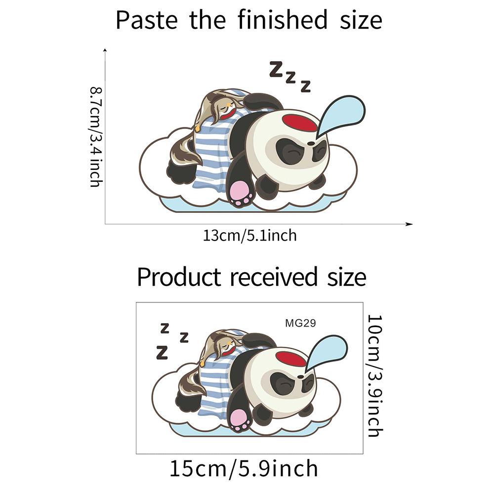 Cartoon Cute Animal Combination Switch Bedroom Living Room Home Decoration Switch Sticker