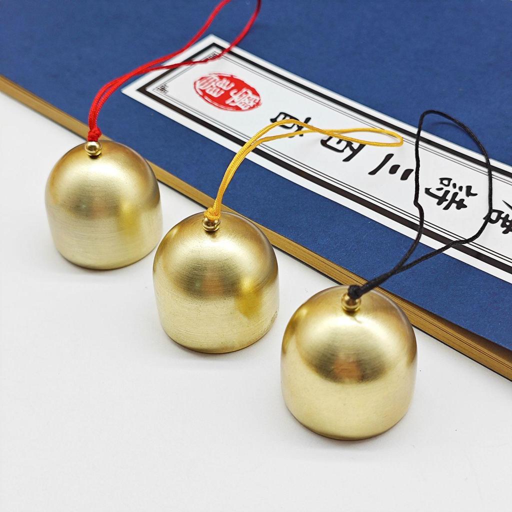 Pure Copper DIY Wind Chime Ornament with Christmas Bells & Clapper Pendants