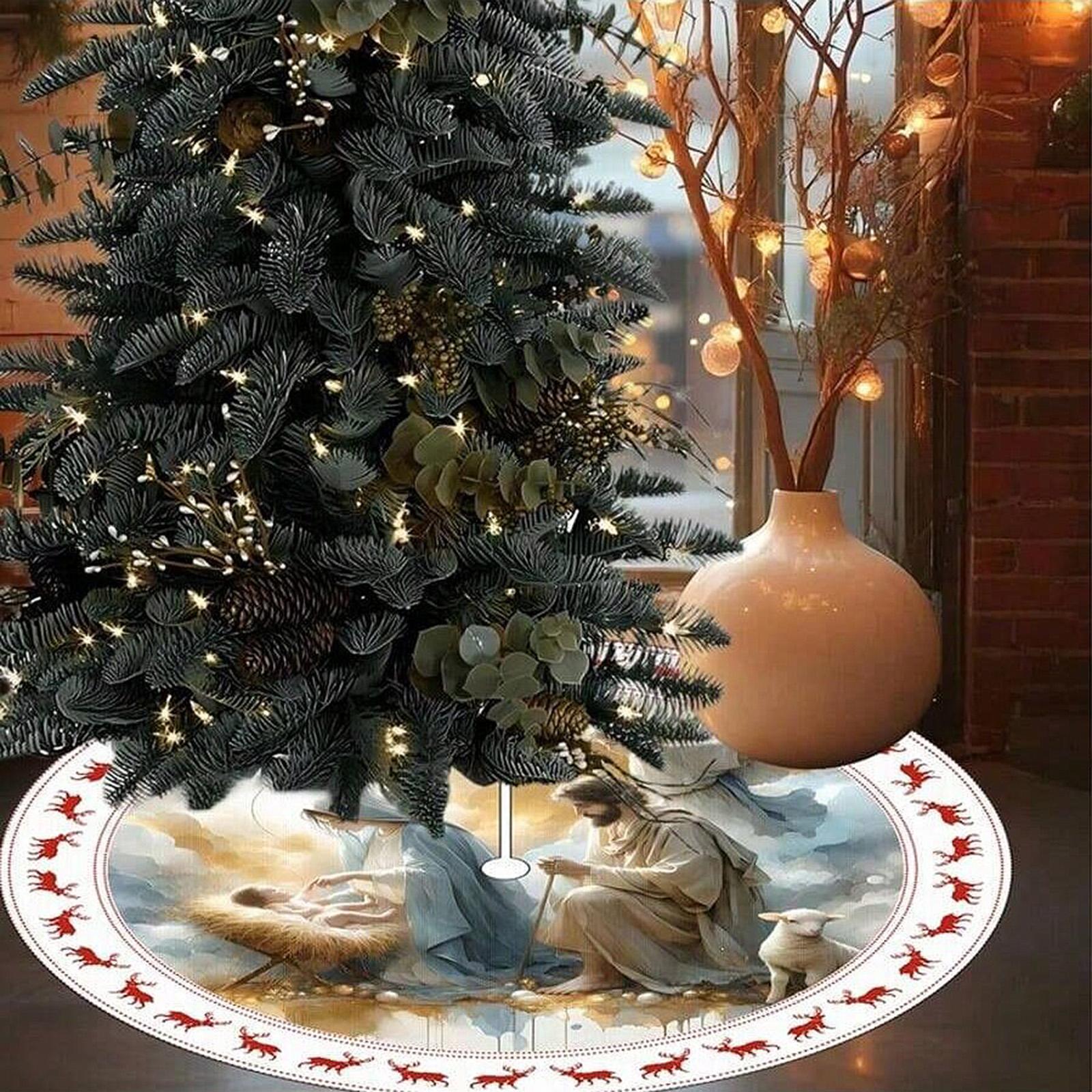 

Золотая Снежинка Юбка для Рождественской Елки с Золотым Блеском Снежинка Зимнее Праздничное Украшение Рождественская Атмосфера Юбка для Елки One Size