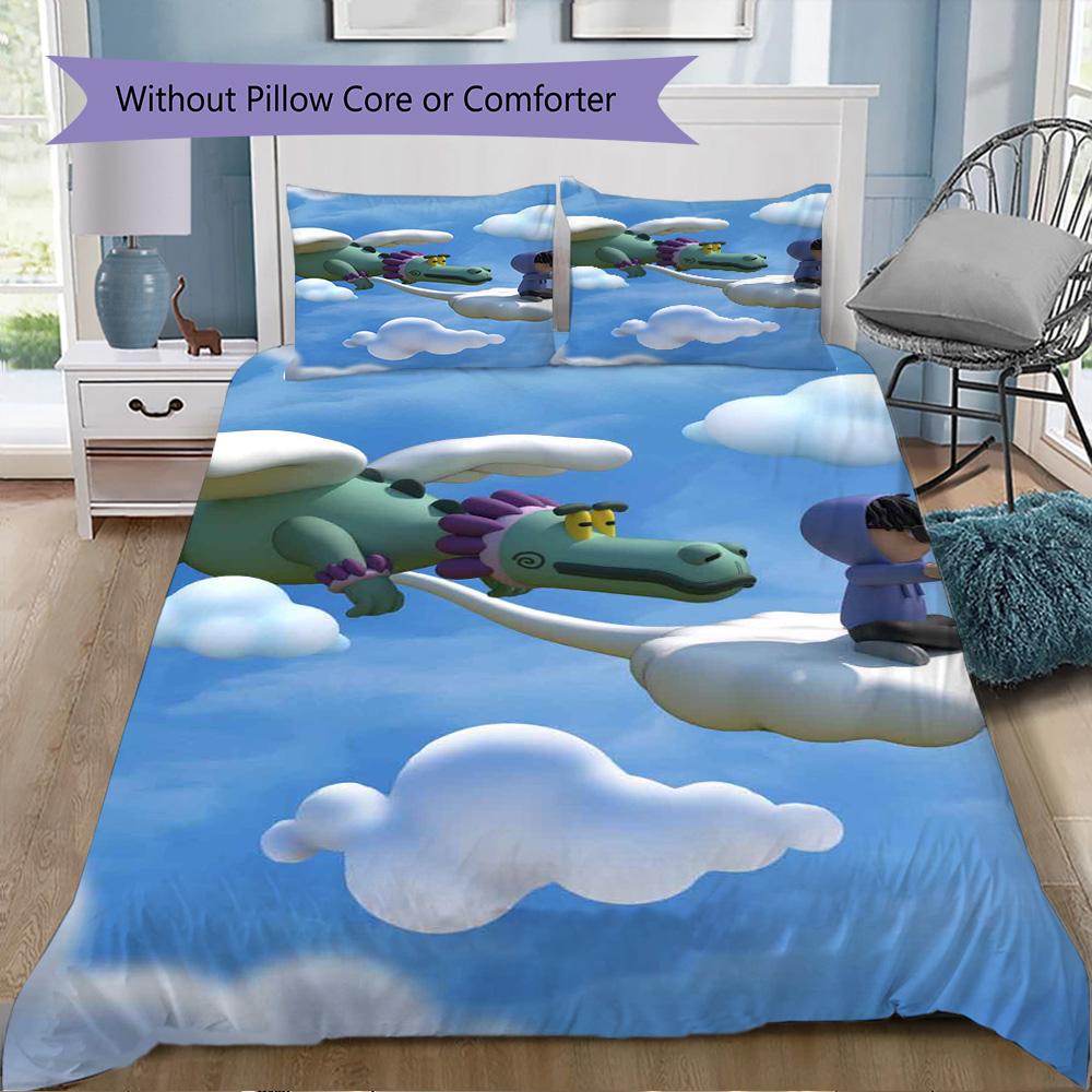 Junior H Pattern Bedding,Quilt Set Quilt Cover Pillowcase Home Birthday Gift (1*duvet Cover+2*pillowcase,without core)DSJT0925516
