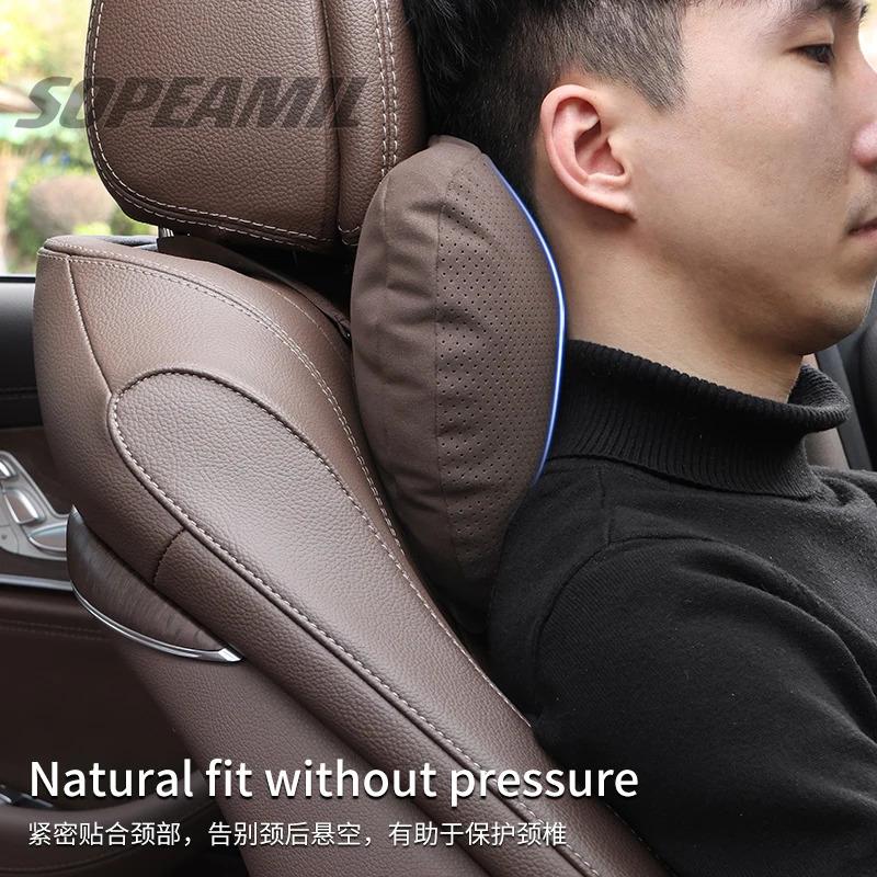 Car Headrest Lumbar Rest CushionOpel Astra Corsa Grandland Insignia Mokka Vectra GTC Tigra Vivaro Zafira Combo Vivaro GTC Delica