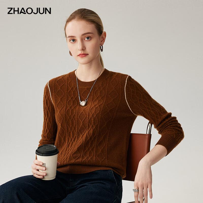 Zhaojun Women's Twisted Cashmere Knit Sweater