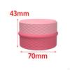 Kosmetik-Cremetiegel mit versiegeltem Deckel für Make-up-Proben, Kosmetik-Nagelpuder, Silikon, Leer