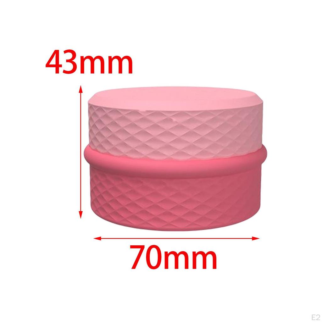 Kosmetik-Cremetiegel mit versiegeltem Deckel für Make-up-Proben, Kosmetik-Nagelpuder, Silikon, Leer