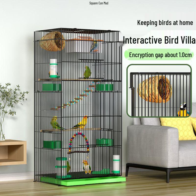 Large Parrot & Bird Cage for Budgies, Peonies, Wrens, Starlings & More