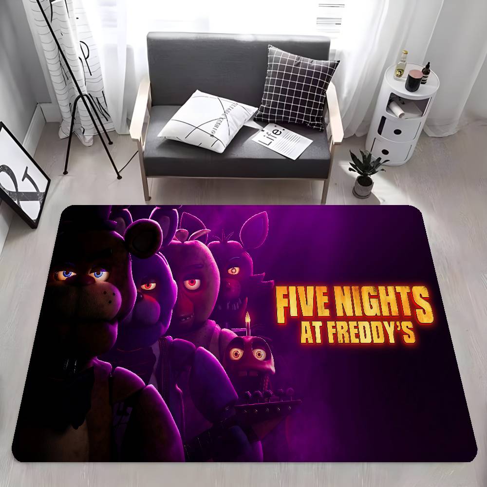 F-Fnaf F-Five-N-Nights-At-F-Freddys Anime Door Mat Anti-slip Absorb Water Long Strip Cushion Bedroon Mat Bedside Mats