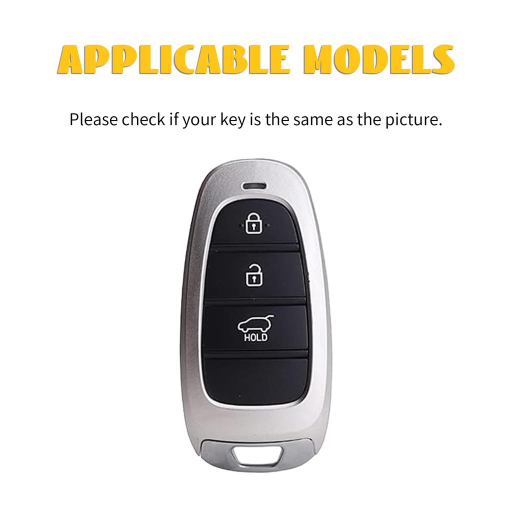 3 Buttons Fob Cover For Hyundai Santa Fe Tucson NEXO NX4 Atos Prime Solaris Car Remote Key Case Cover Auto Accessories