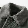Winter Fleece Denim Jacket Men's Cotton Jacket Men's Loose Lamb Fleece Thickened Jacket