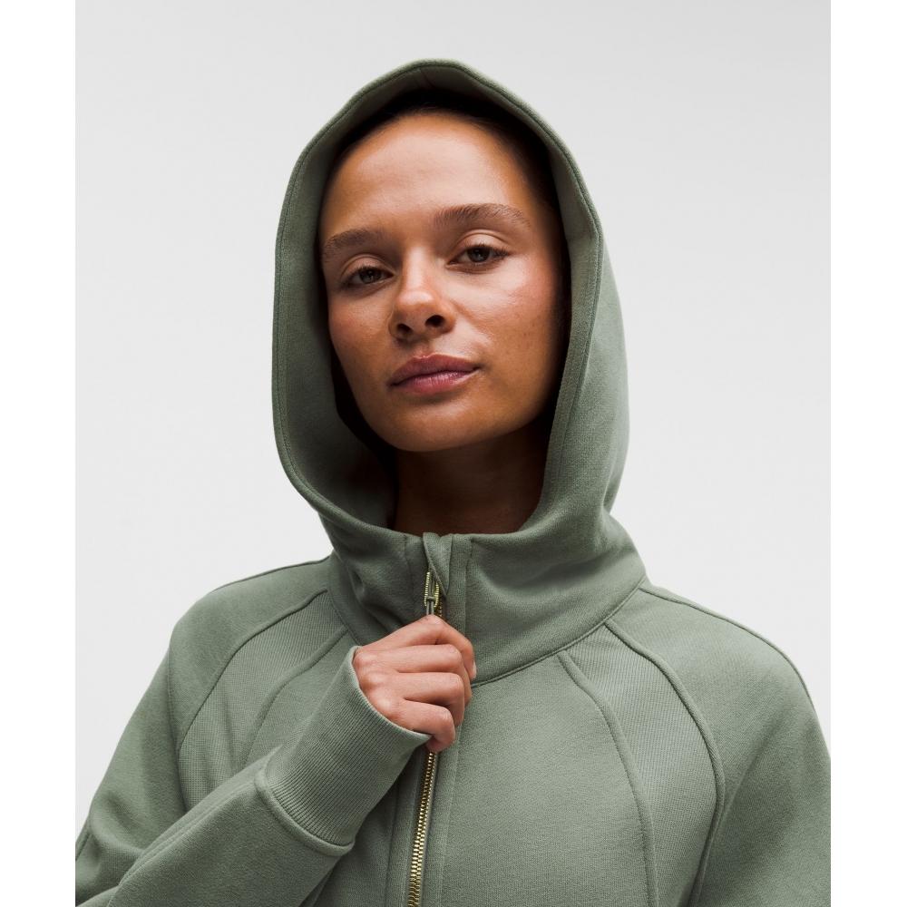 Lululemon Scuba Oversized Full Zip Hoodie Willow Leaf Gold