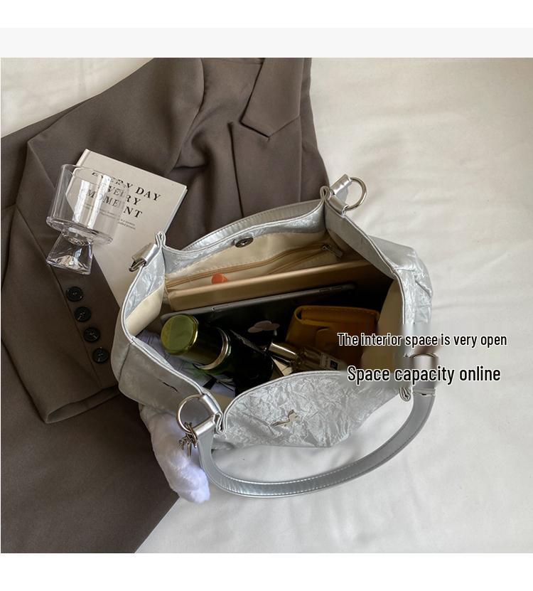 Tote Bag: Large Capacity Fashion Handbag for Women - Perfect for Spring/Summer, College, Commute, and Soft Shoulder Wear