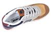 Mozu Lightweight Sneakers with a Combination and Brown Size Women's Low-Top Two-Tone Non-Slip Sole, Gray, 24.5cm