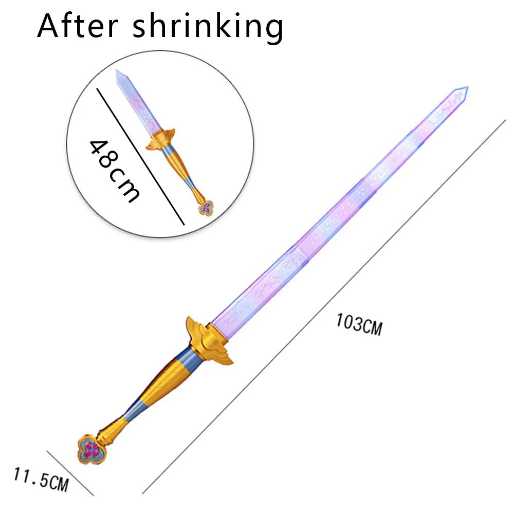 Cosplay Prop K-POP Demon Hunter Character Rumi Sword Toy With Symbol Mira Long Knife Prop Accessories Costume Prop Gift