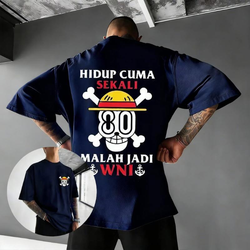 

Oversized One Piece Anime Graphic T Shirt Men Women Cotton Short Sleeve Tee Casual Streetwear Cartoon Print Tops 2026 Summer Y2k S