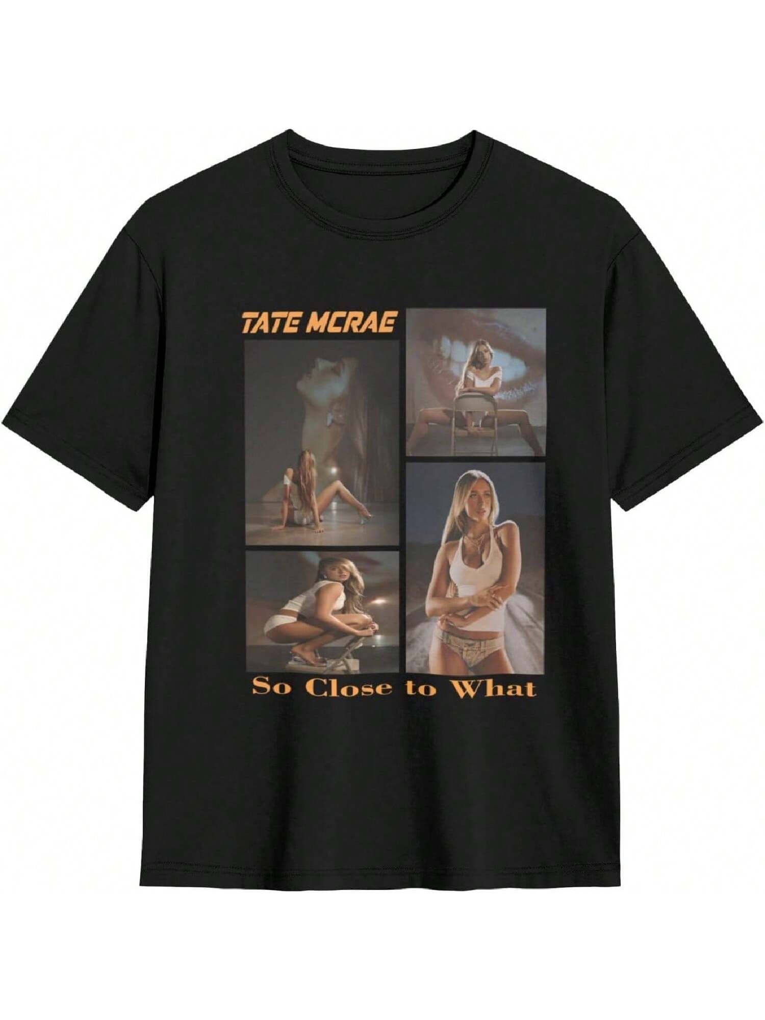 2025 Music Tour T Shirt Casualavant Cotton Top Black S разноцветный