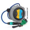Flexible Hose Reel Automatic Reel Retractable Pipe TPU Clamping Tube Irrigation Sprayer Garden Hose Water Spray Garage Tool Car Cleaning Gray 8x12x6M