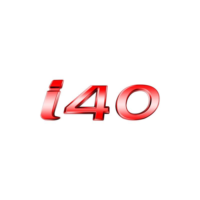 Car Sticker For I30 I40 I10 I20 Ix25 Ix35 N Line Glossy Black Logo Letter Decoration Emblem Rear Trunk Badge Auto Accessories