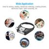 Auto Retractable Head  LED Headband Magnifier Illuminated Visor Glasses Loupe Illuminated Visor Glasses Loupe LED