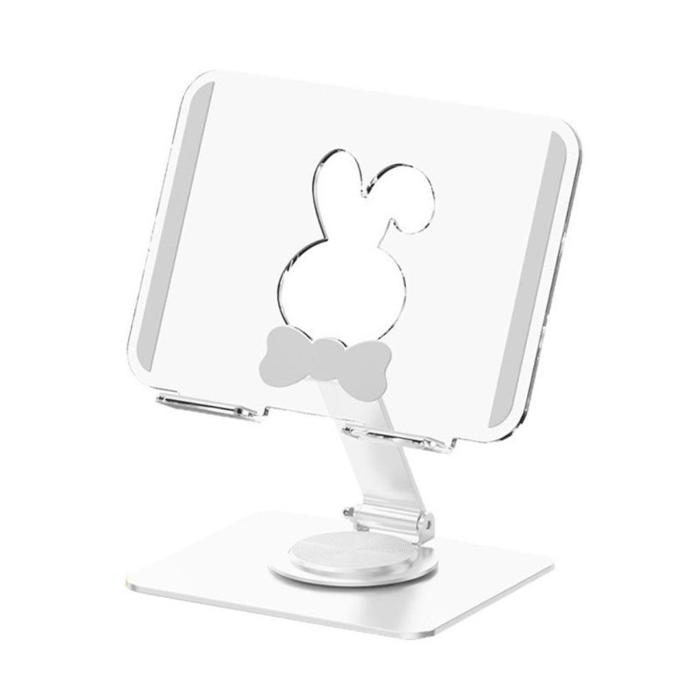 

Hollow Rabbit Tablet Foldable Holder Rotatable Tablet Phone Bracket Universal білий