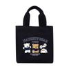 New Cartoon Embroidery Lunch Bag Casual Fashion Canvas Handbag Cute Bear Tote Bag Outdoor Food Storage Picnic Pouch