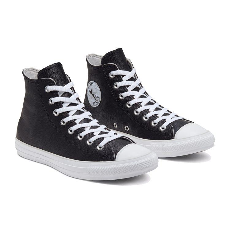 Converse Seasonal Color Leather Chuck Taylor All Star 'Black White' 166730C